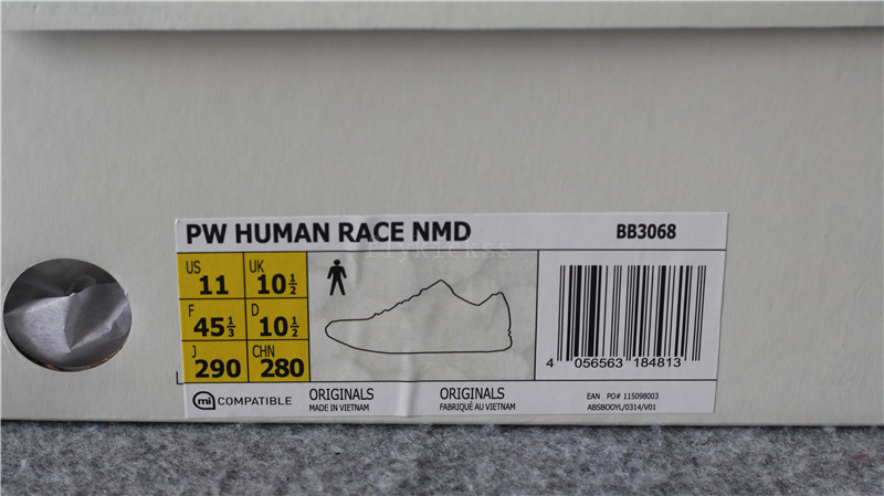 Pharrell X Adidas NMD Human Race Black Species